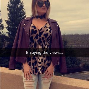 Animal Print Top